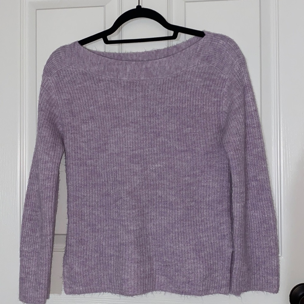 Purple Long Sleeve Sweater